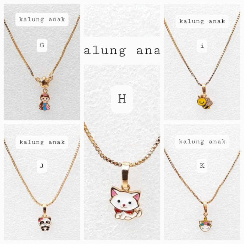 kalung anak xuping karakter lucu