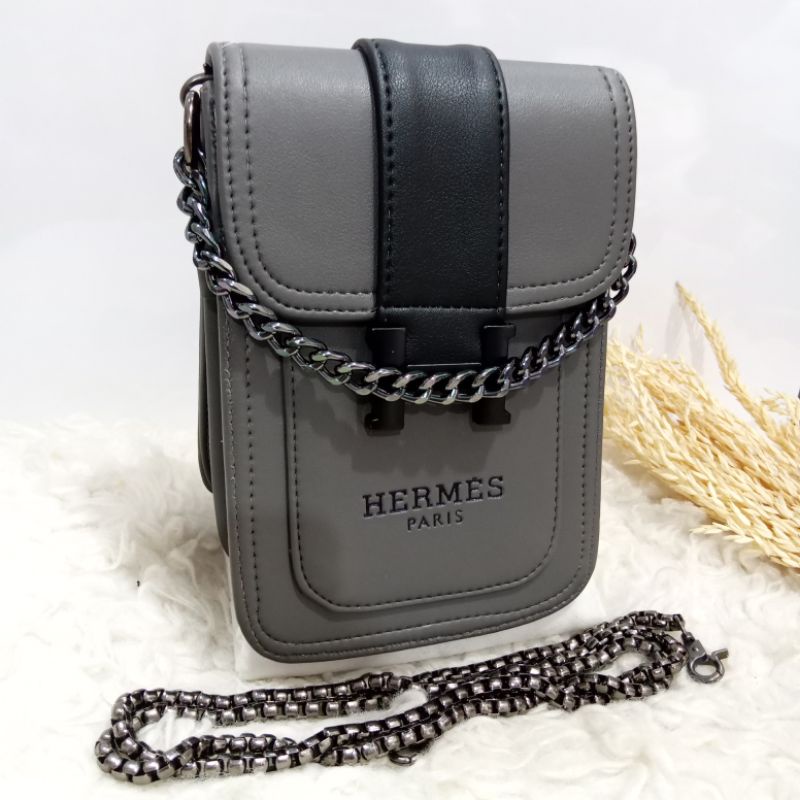 Akaci Tas Selempang Hp H BlackDoff Terbaru 6775