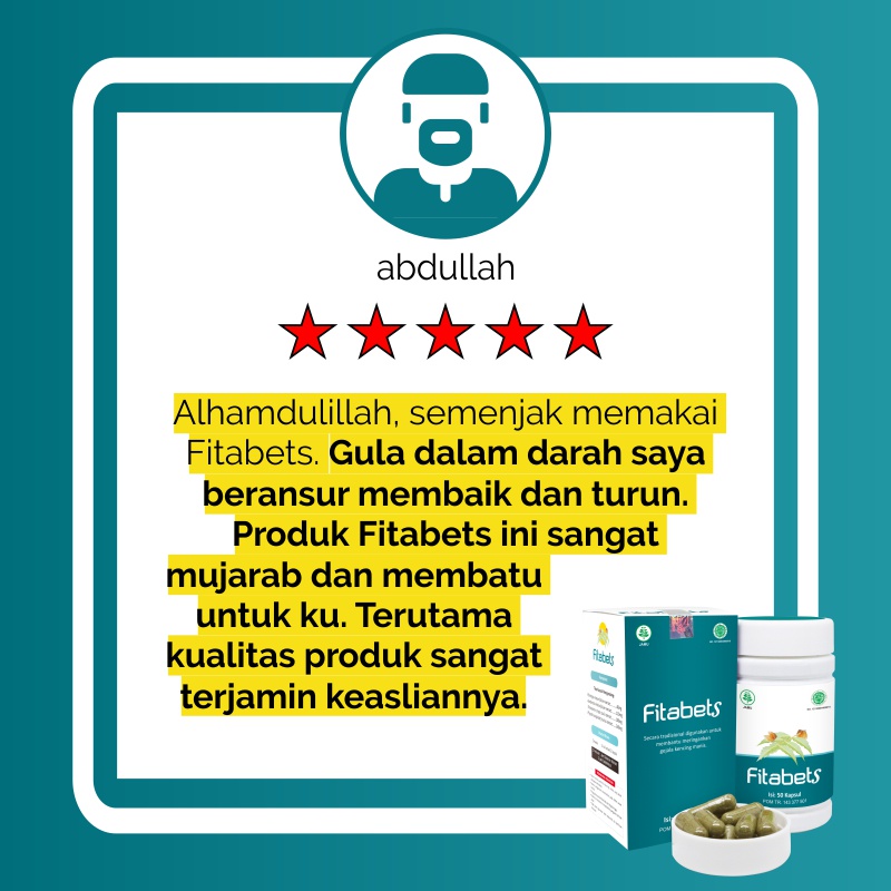 FITABETS Naturafit / Obat Herbal Atasi Diabetes Kencing Manis - Orignal BPOM