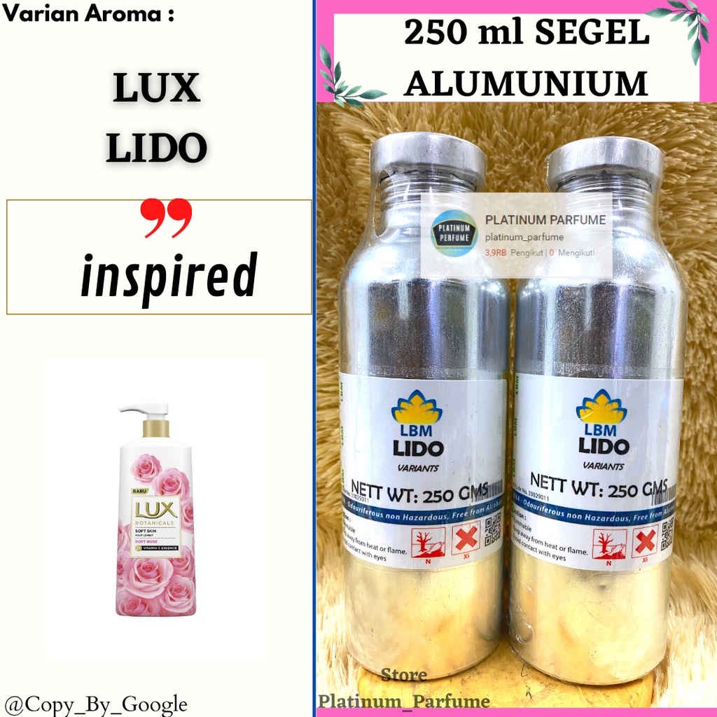 Jual Bibit Parfum Lbm Lux Lido Kemasan Segel Ml Bibit Parfum Lux Bibit Parfum Lbm