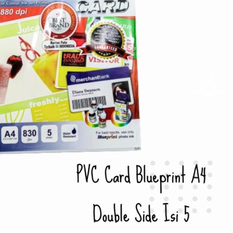 

Kertas PVC Bahan ID Card Instan A4 Isi 5 Lembar Blueprint