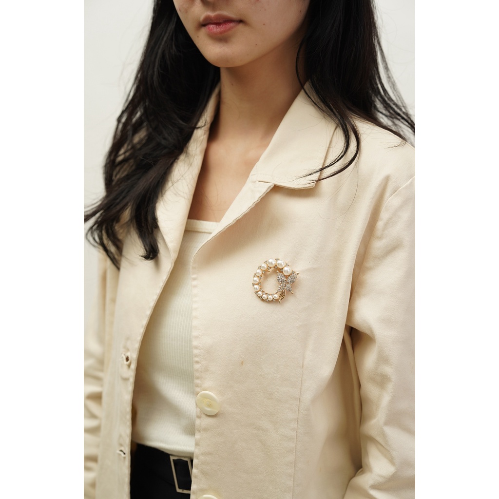 Bros Hijab Bross Peniti Brooch Jilbab Aksesoris Fashion Wanita Perhiasan Muslim 757 790