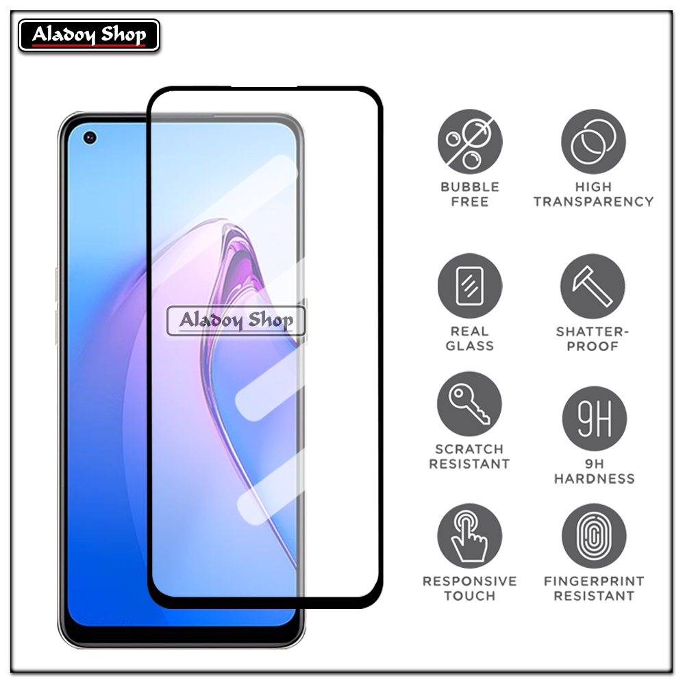 PAKET 2 IN 1 Tempered Glass Layar Oppo Reno 8 4G + Skin Carbon Film 3D