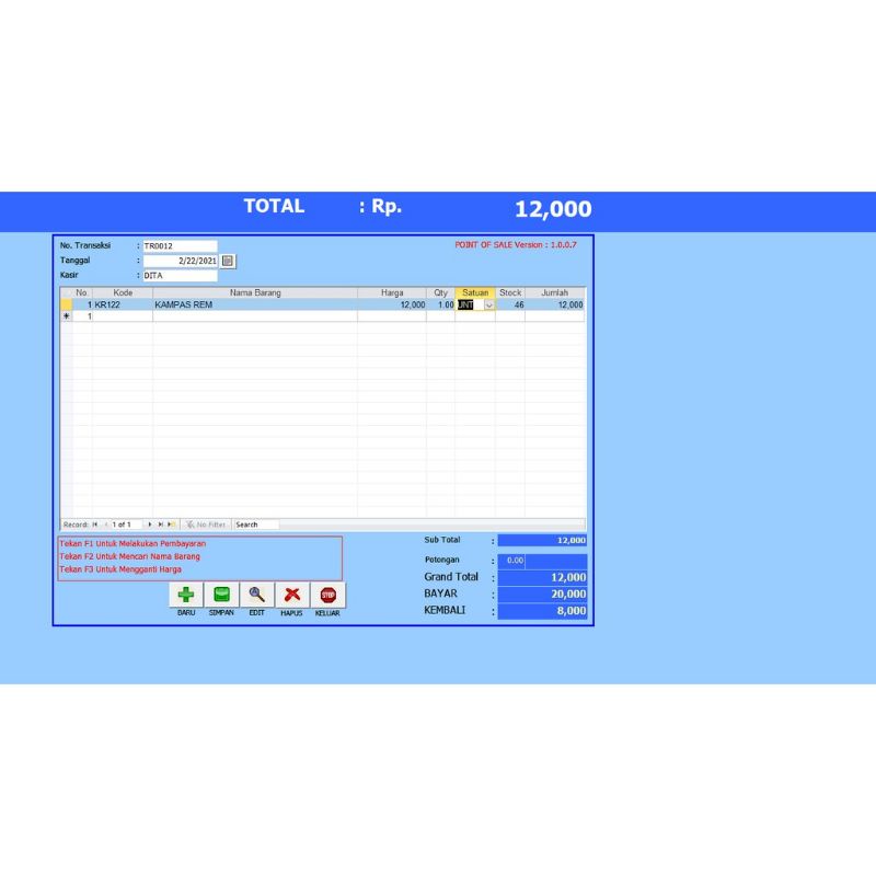 Software Bengkel dan toko