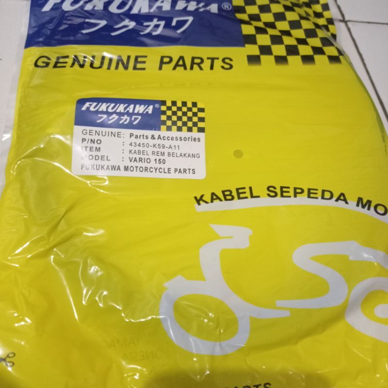 kabel rem belakang honda vario 150