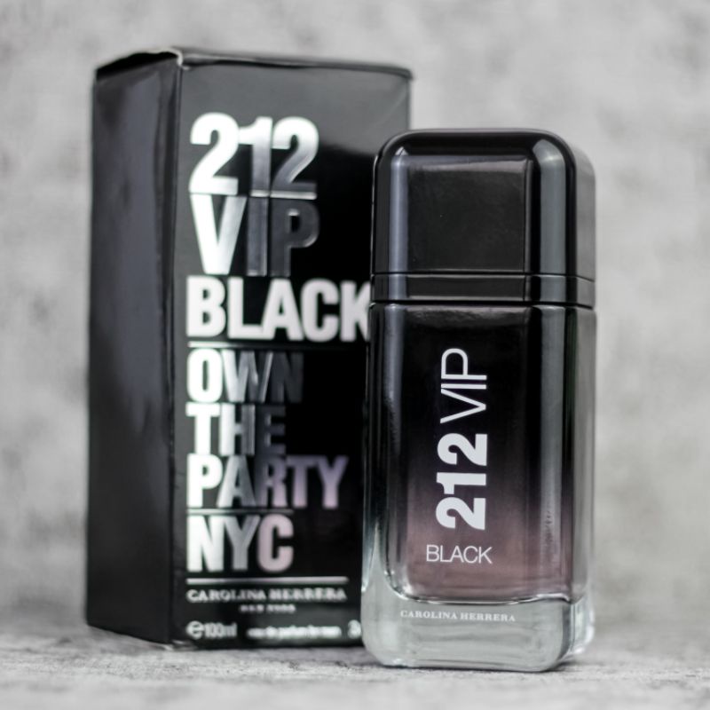 Carolina Herrera 212 VIP Black Original Perfume Wangi Tahan Lama Parfum Pria Luxury Ken
