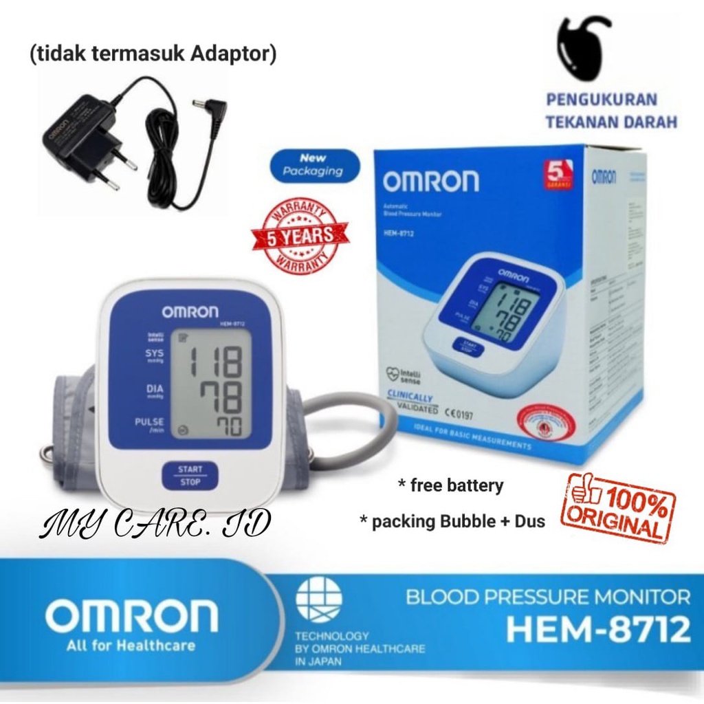 LynCare Tensi Meter Digital OMRON / Tensi Digital /  Tensi Darah Omron /Tensimeter