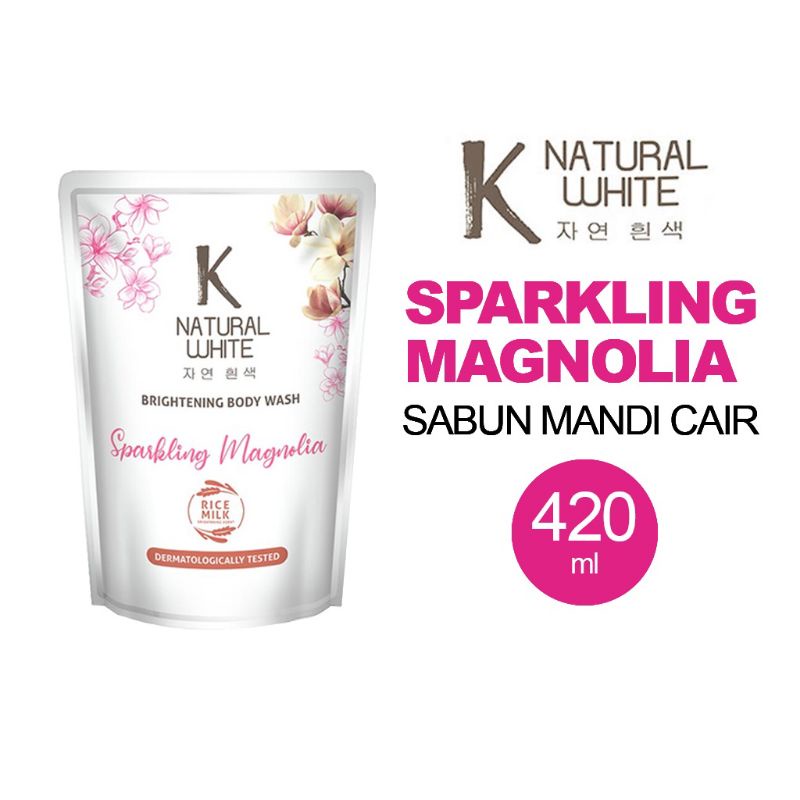 K Natural White Brightening Body Wash 450ml