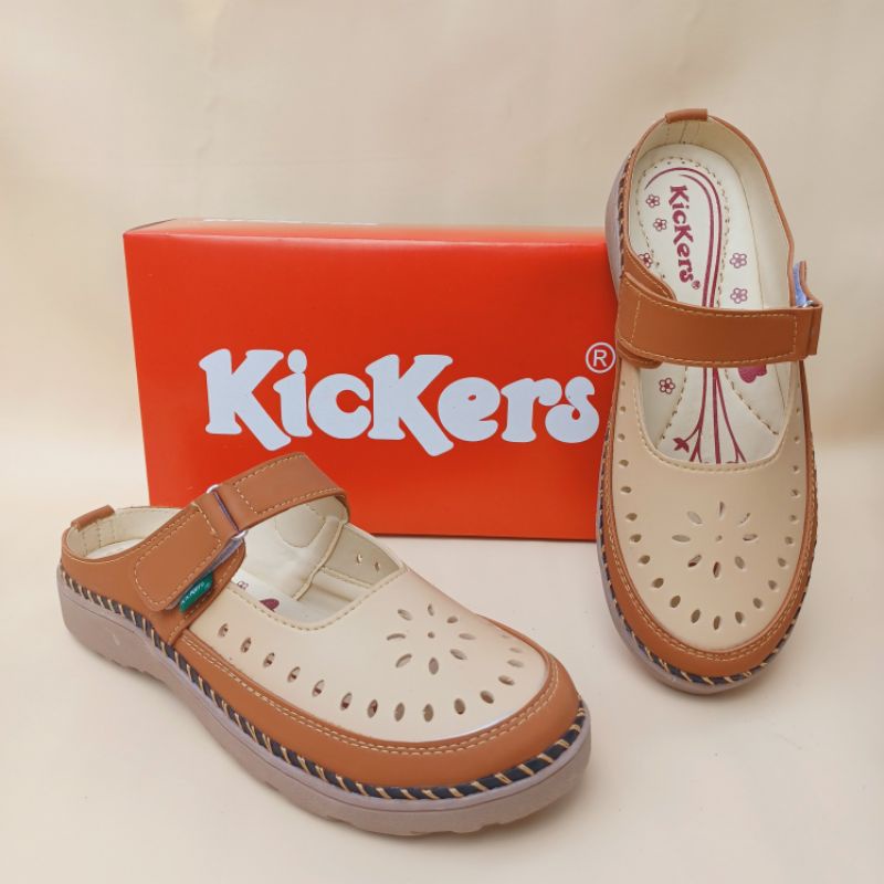 Sandal wanita kickers terbaru bigsize jumbo 41-45. SL Btg 07