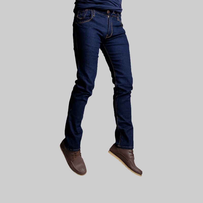 ZWECKOUT LABEL - Long Pants Denim Pria Jeans Naomi Slim Fit Stretch Black