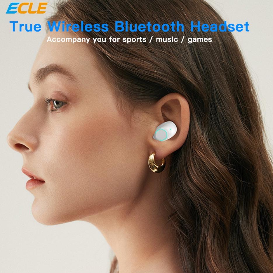 WK3-8AHT5 (NEW Exclusive) ECLE M12 TWS Gaming Earphone Bluetooth 5.2 Headset True Wireless HiFi Ster