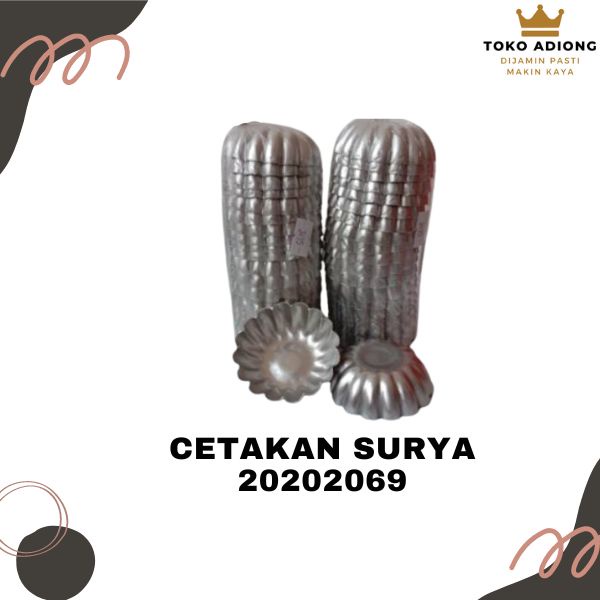 Cetakan surya (20202069) - cetakan kue - cetakan kue bunga