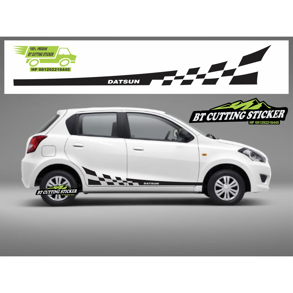 Jual sticker mobil datsun sticker list datsun go sticker cutting ...