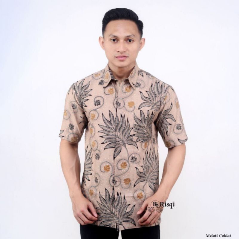 Baju Batik Pria Katun Premium Pendek and Panjang Seragam Motif Terbaru size M L XL XXL