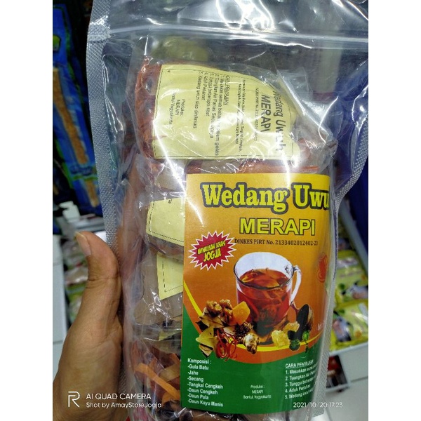 

Wedhang Uwung MERAPI Asli Jogja / Wedang Uwuh isi 5 pcs