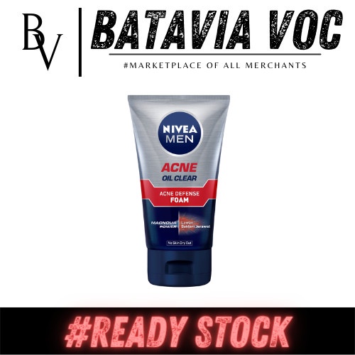 Nivea Men Acne Oil Clear Acne Defense Foam