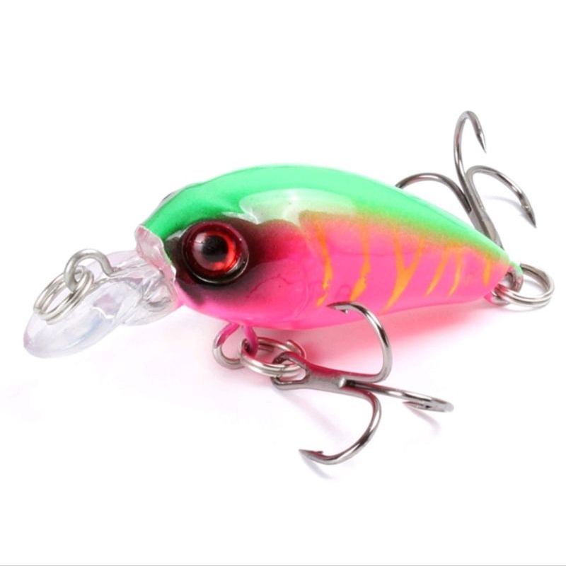 Mini Crankbait 4,5 cm 4,2 gram Umpan casting Ikan Kerapu