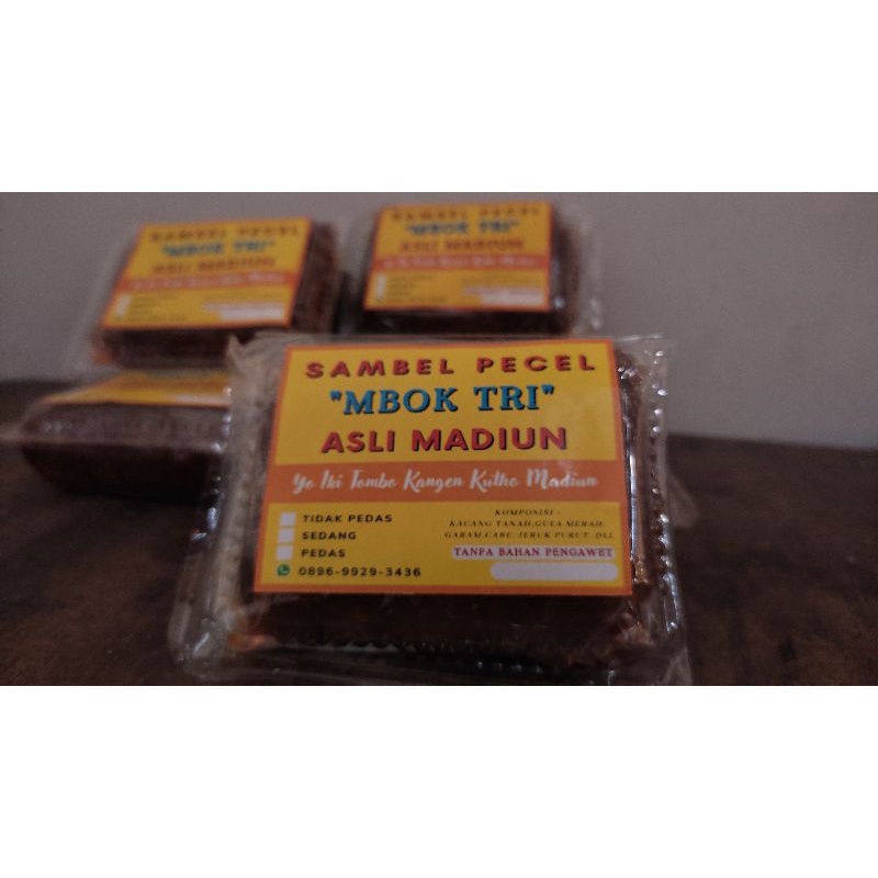 

sambel pecel/bumbu pecel asli madiun spesial 250gr