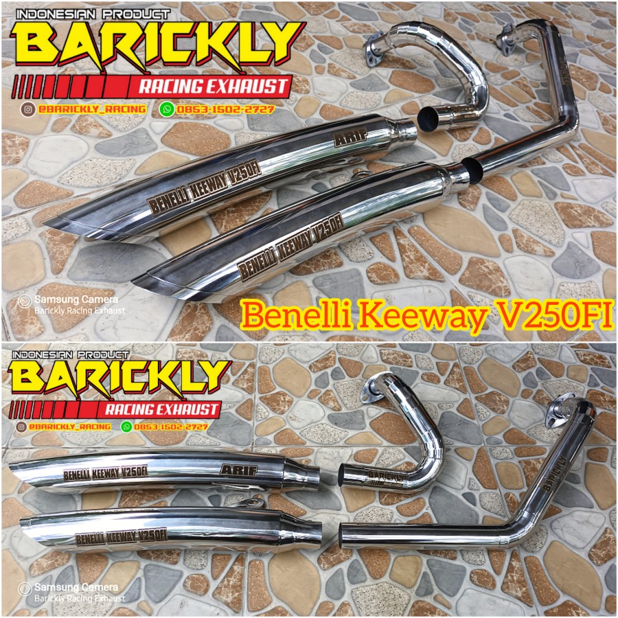 Knalpot Custom Benelli Keeway V250Fi V 250 FI Geronimo STAINLESS