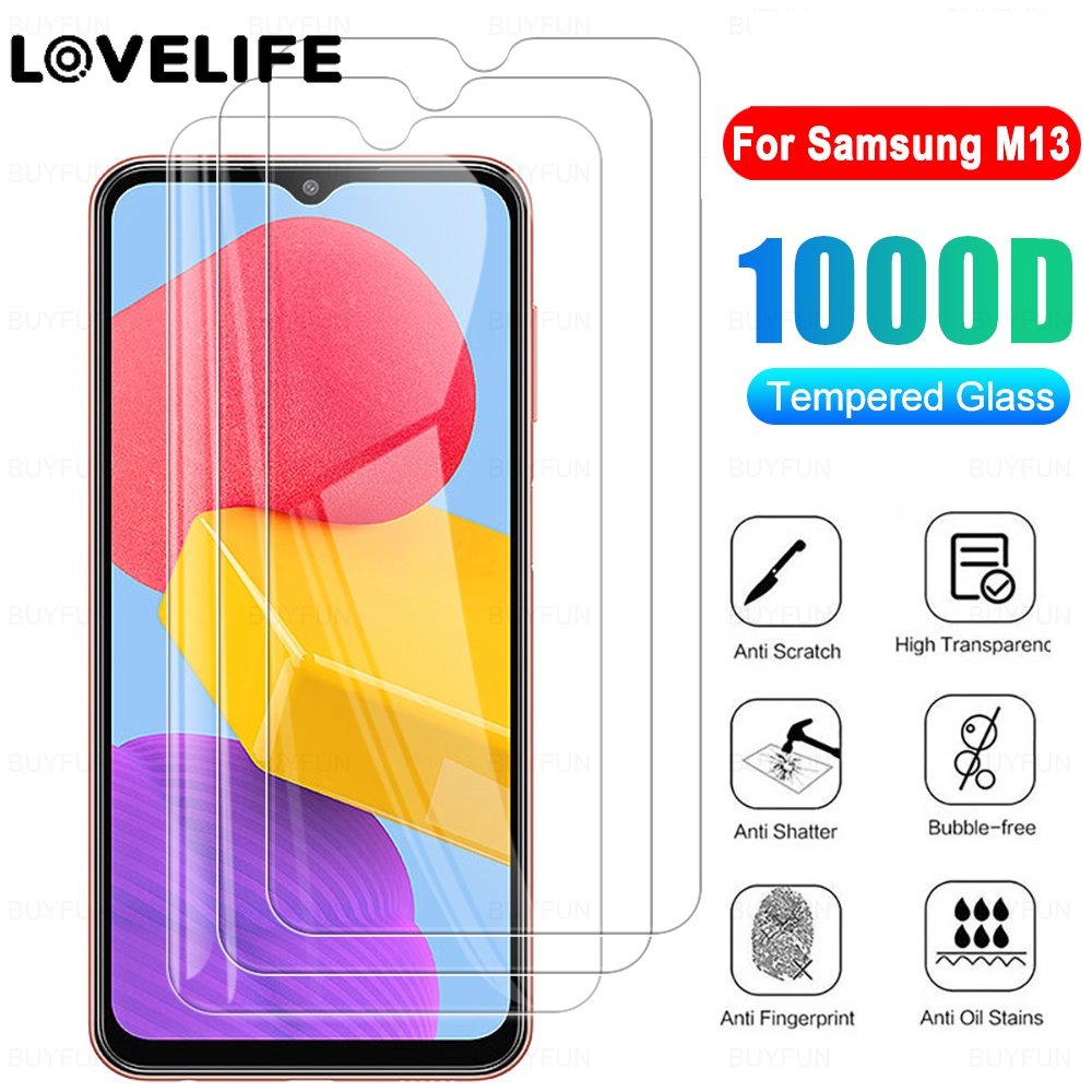 Pelindung Layar Tempered Glass HD 9H Anti Gores Untuk Samsung Galaxy M13