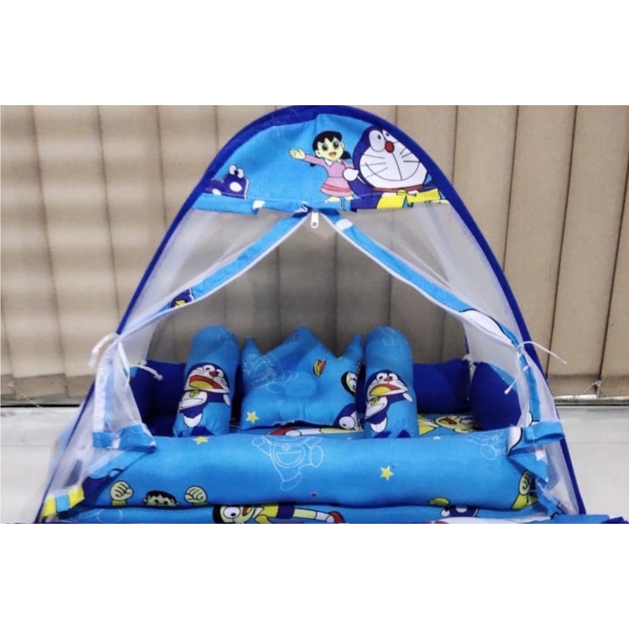 Promo!!! Kasur Bayi Kolam Kulambu Tenda Motif | Kasur Kelambu Bayi Set Bantal Guling PREMIUM | Kasur Lipat Kelambu Bayi | Kasur Kelambu Kasur bayi kelambu tenda (COD)