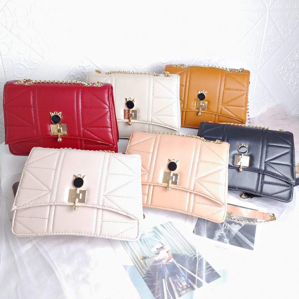 Tas Wanita Mewah Selempang Slingbag Rantai KD029 KD032 KD037 KD039 KD040