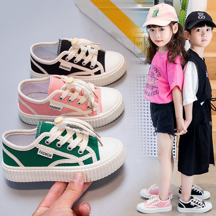 JAKARTAWHOLESALE [COD] 30223 SEPATU SEKOLAH SNEAKERS ANAK PEREMPUAN / LAKI-LAKI FASHION IMPORT MODEL TERBARU NYAMAN DIPAKAI ANTI SLIP