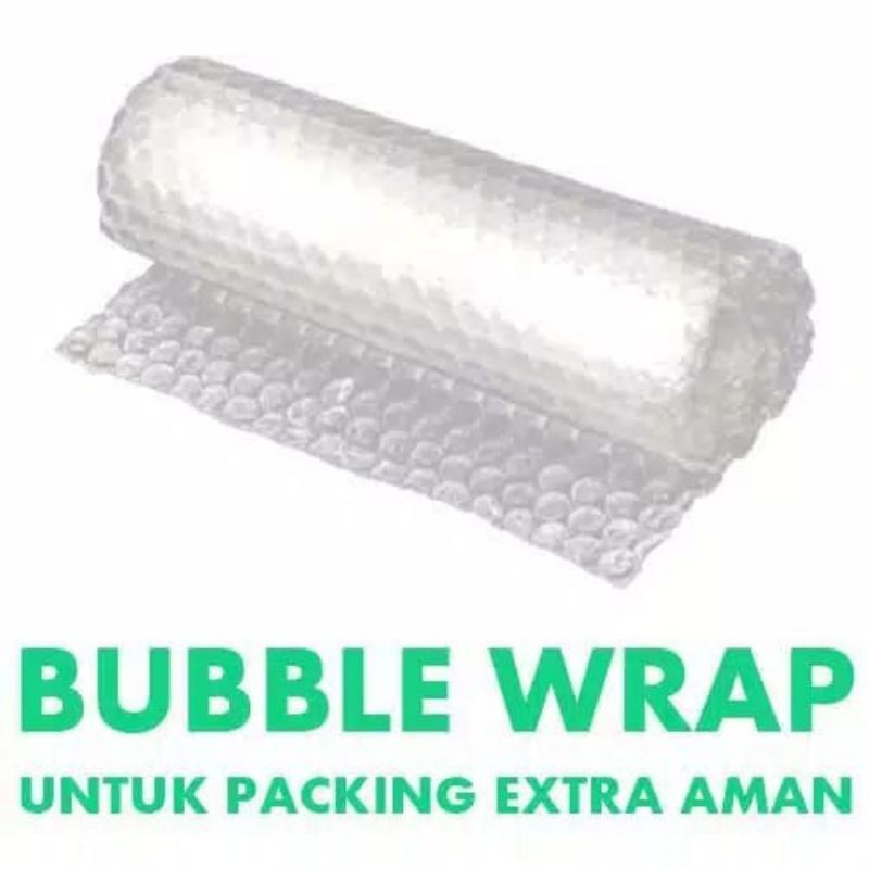 

‼️TAMBAHAN BUBBLE WRAP UNTUK PACKING LEBIH AMAN