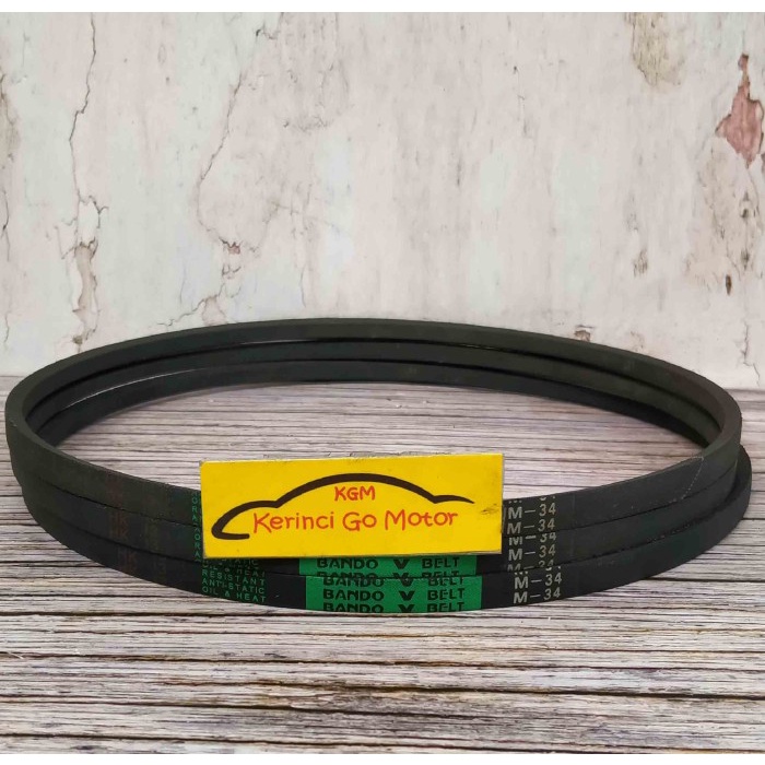 BANDO VAN BELT M-34 V BELT TALI KIPAS M34 FAN BELT MESIN CUCI POLOS