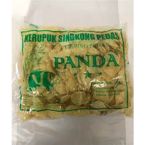 

KERUPUK SINGKONG PEDAS CAP PANDA 500GR