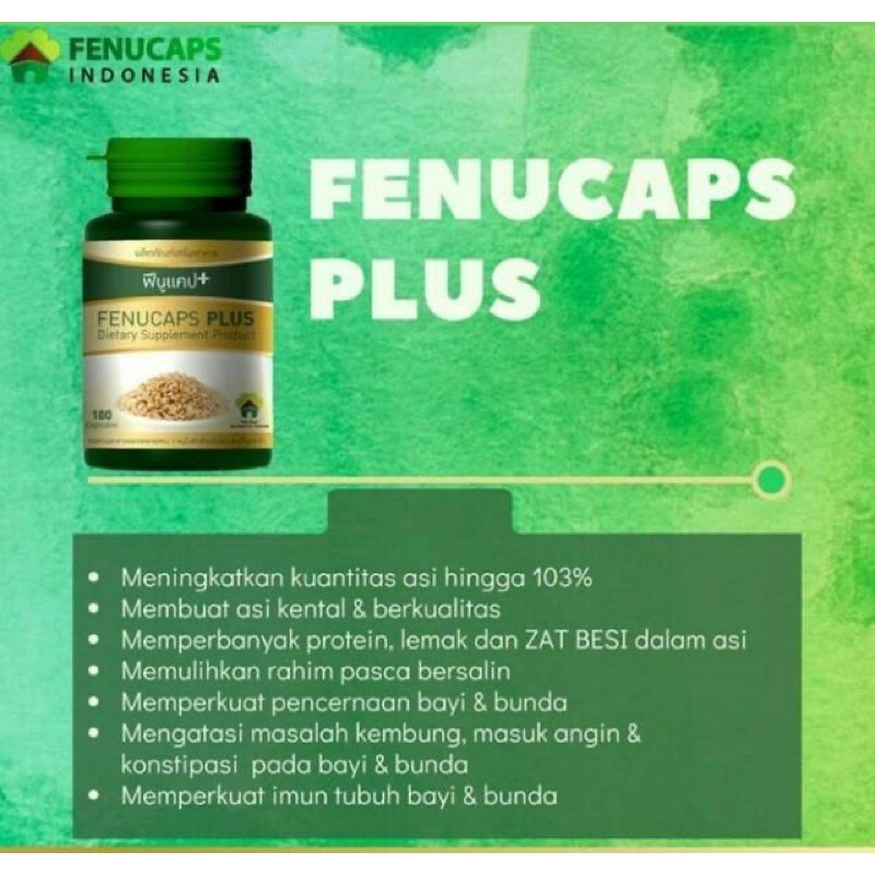 READY SURABAYA FENUCAPS PLUS Asi Booster Pelancar Asi