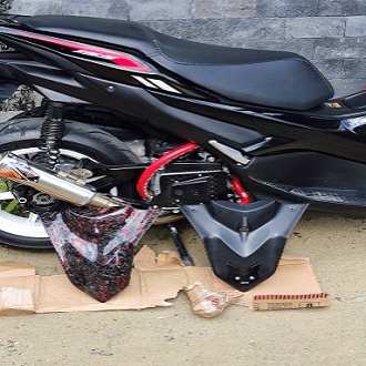 ORIGINAL CARBON FORGET DASI DADA YAMAHA AEROX NEW 155 CONNECTED