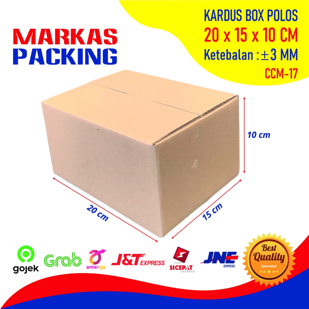 

Kardus Karton Box 20x15x10 CM Kotak Dus Packing Polos