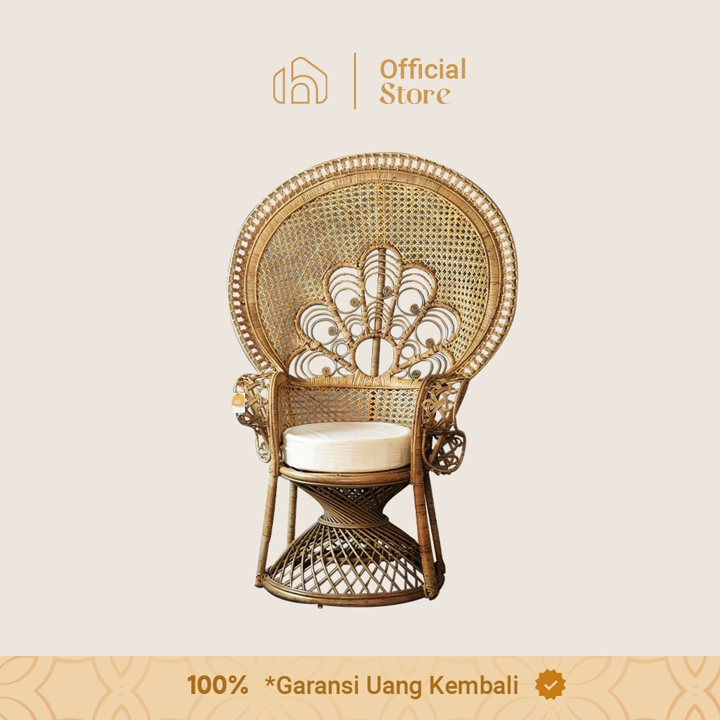 Homessential ULUWATU Chair - KURSI ROTAN / KURSI MANTEN ROTAN (BISA SEWA ) / KURSI ROTAN ASLI ALAMI 
