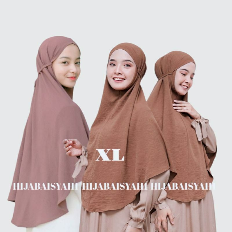 CRINKLE AIRFLOW/BERGO CRINKLE SYAR'I/BERGO CRINKLE INSTAN  JUMBO XL