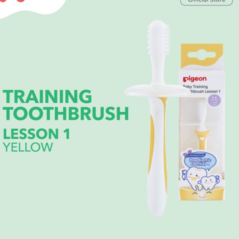 PIGEON TRAINING TOOTHBRUSH LESSON 1 YELLOW