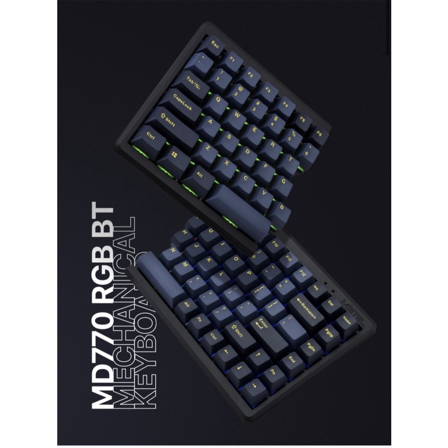 Barocco Mistel MD770 Split RGB Bluetooth Mechanical Gaming Keyboard