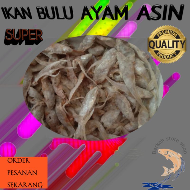 

IKAN ASIN BULU AYAM