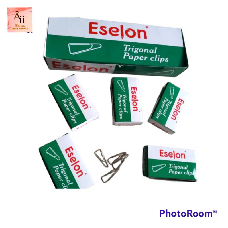 

paper clips trigonal klip kertas merk eselon no 3 isi 50pcs per box