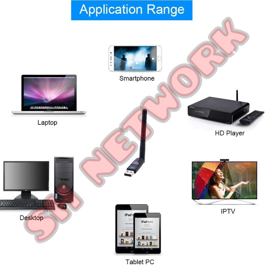 ➩qi Produk✾➩ Mediatek Ralink MT7601 150Mbps Antena 2dBi 802.11N LAN Card Dongle Set Top Box Evinix T