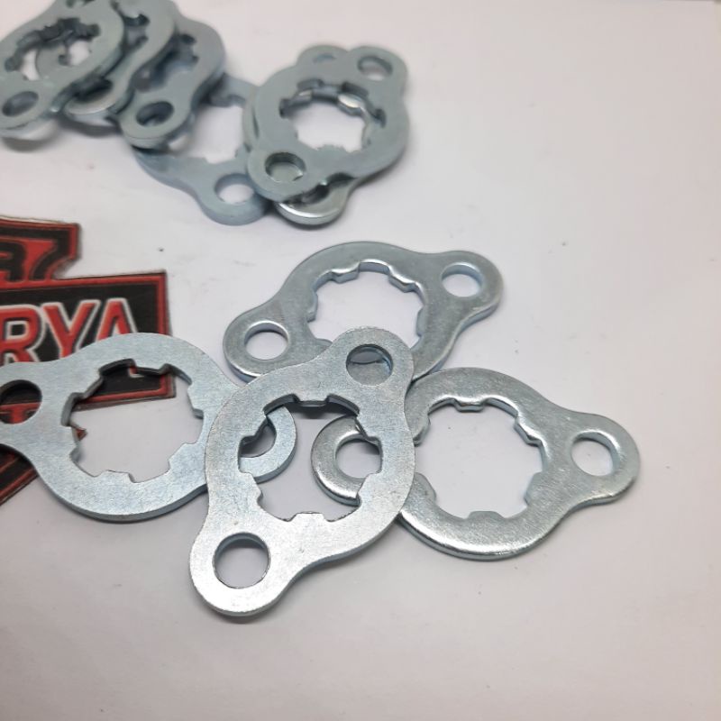 PLAT KLEMAN RING GEAR DEPAN HONDA SUPRA FRAND SUPRA FIT KARISMA LEGENDA REVO SUPRAX125 ISI 5PCS