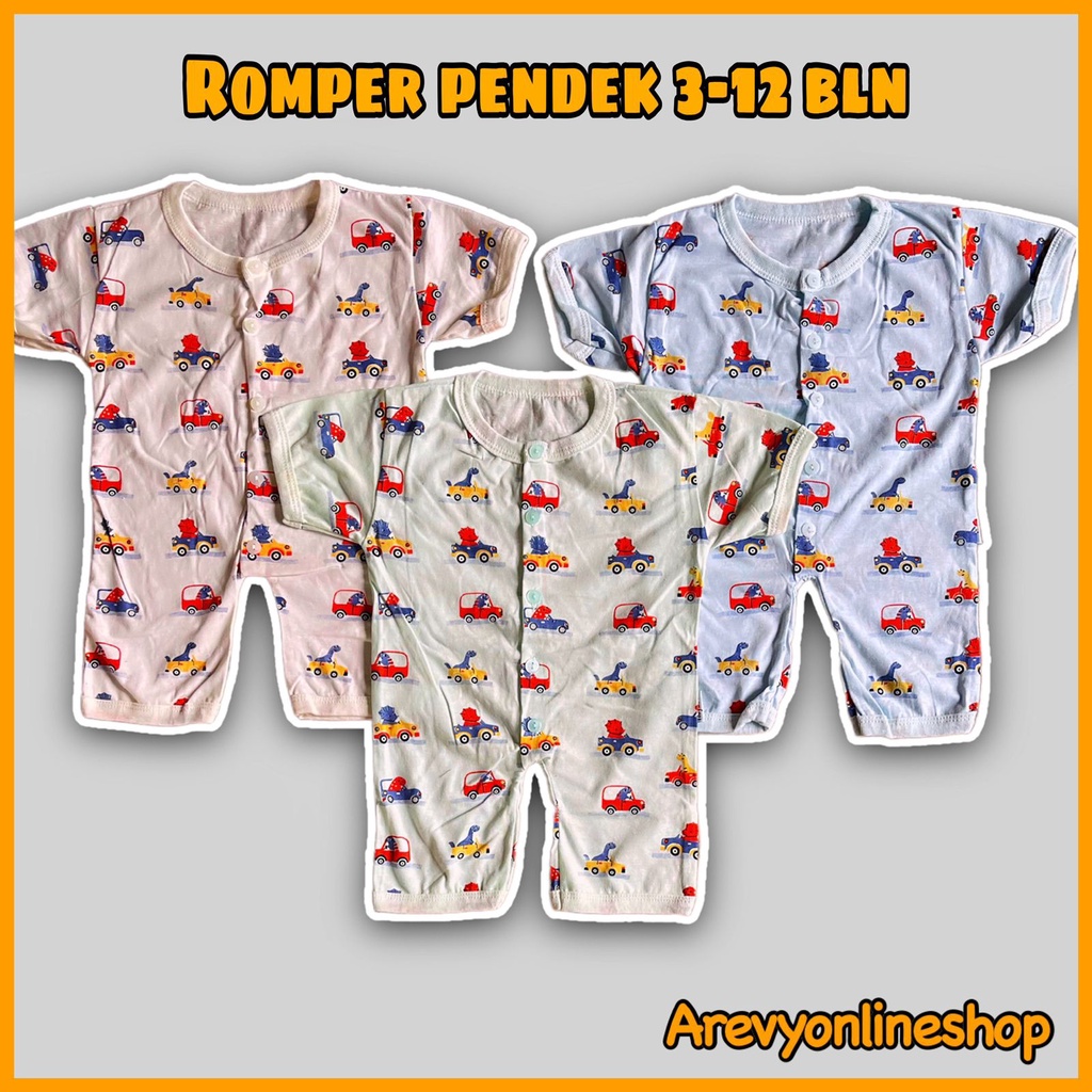 Romper Bayi 3-12 Bulan Kodok Panjang Bahan Katun Adem Jumper Baby Baju Bayi Arevyonlineshop