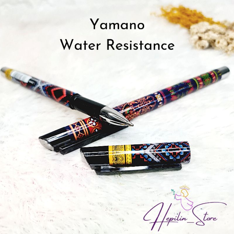 

Ballpoint Gel 1.0 MM Yamano Water Resistance ECER 1 PC / Pulpen Hitam Gel