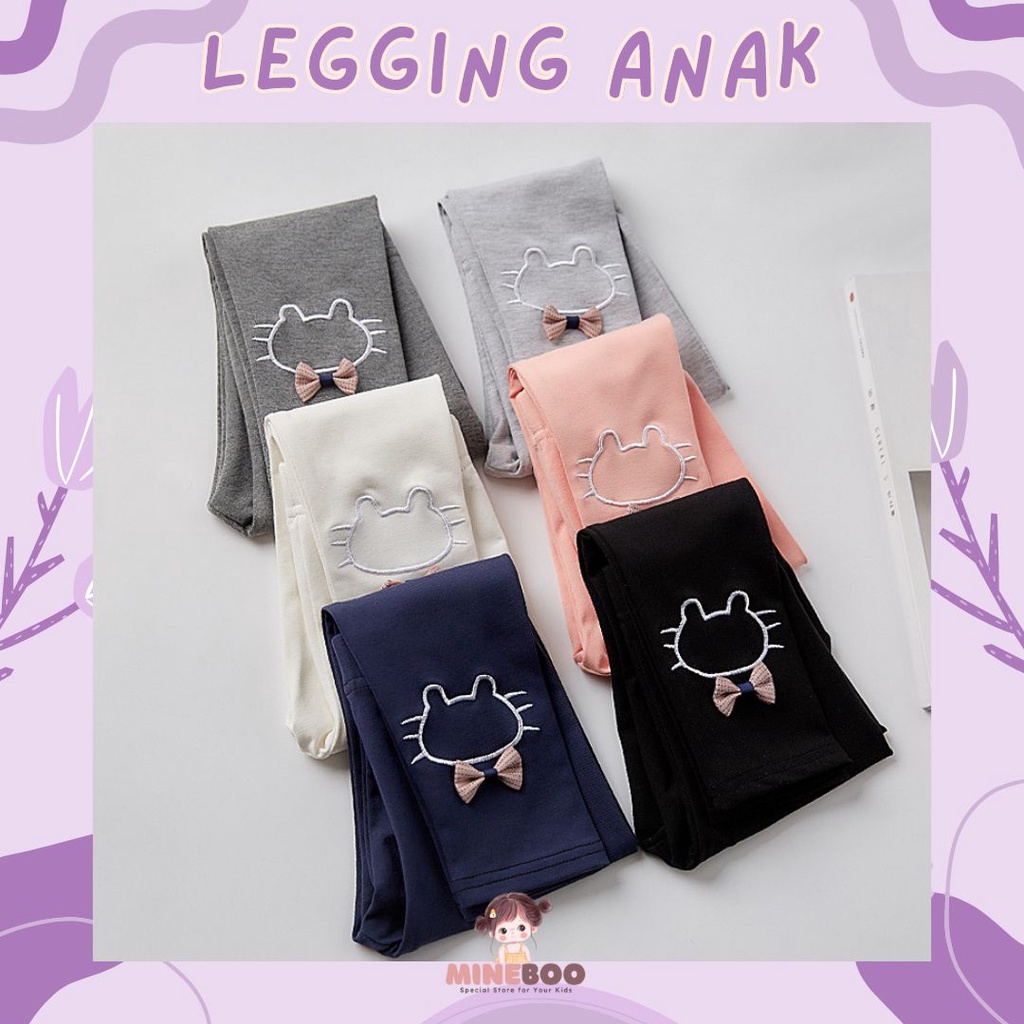 mineboo PUSSCAT legging anak perempuan motif kitty