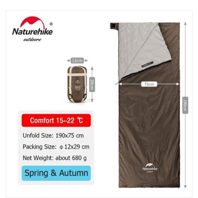 SLEEPING BAG LW180 NATUREHIKE NH21MSD09 []
