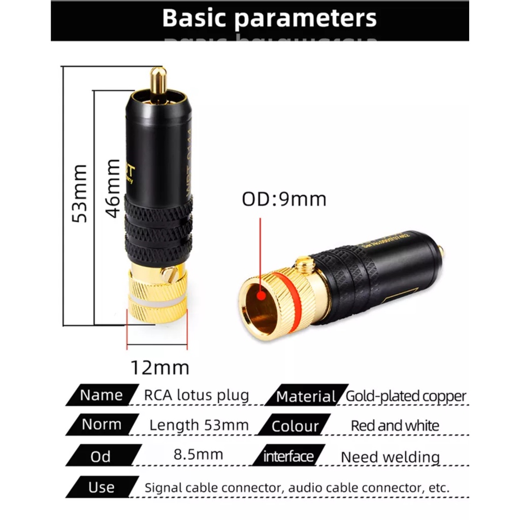 RCA WBT 0144 Jack Lapis Emas 5N OFC