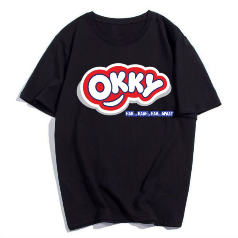 T-shirt DISTRO "OKKY BOY" VIRAL / KAOS PRIA DAN WANITA