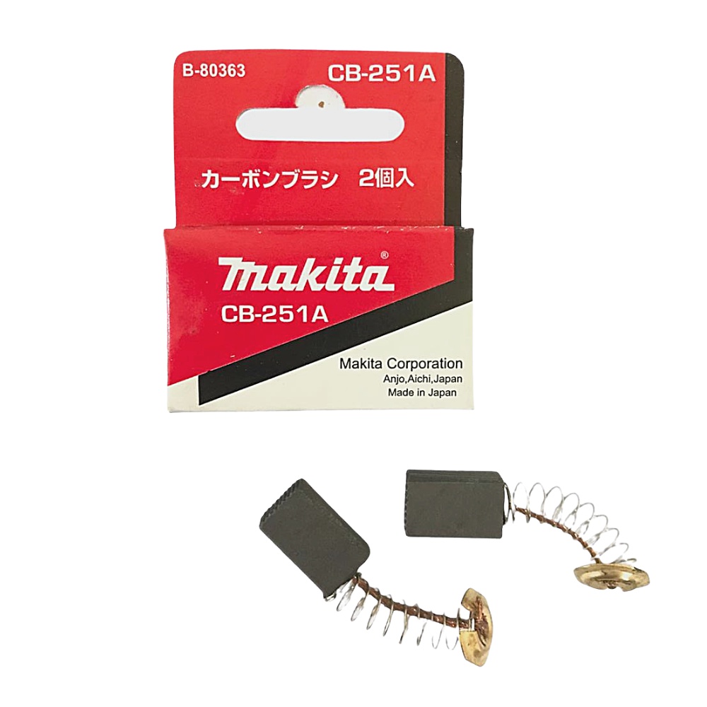 Carbon brush 251A Makita / Arang / Spul / Bostel gerinda