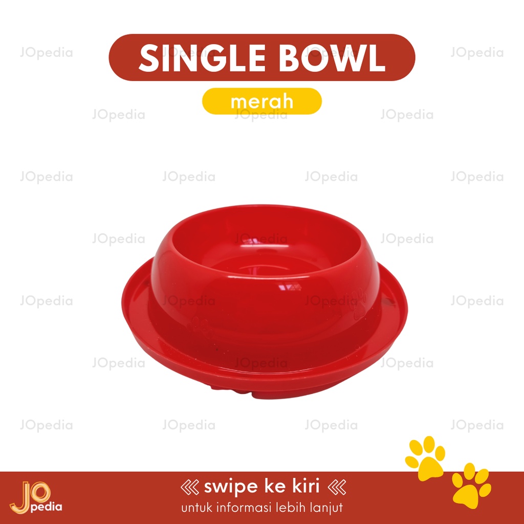 SINGLE BOWL ANTI SEMUT Tempat Makan Kucing Anjing Mangkok Feeder