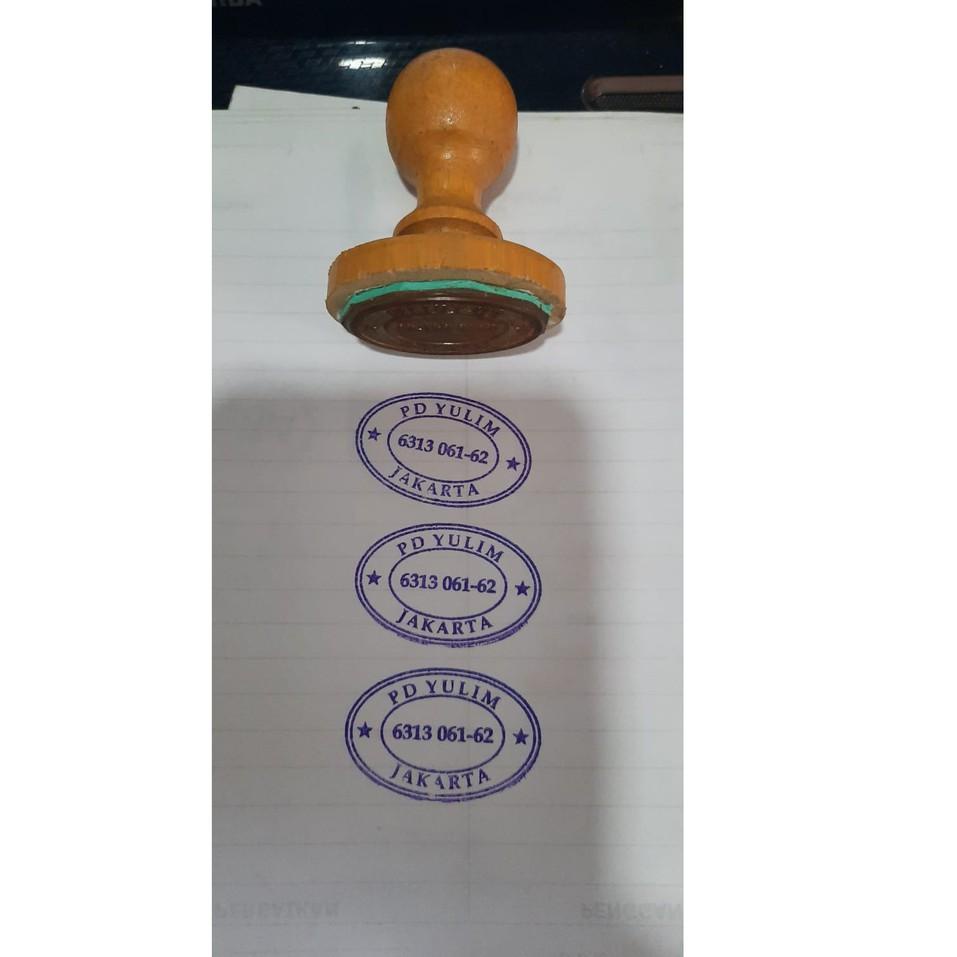 

EOVO cetak stempel kayu /stempel manual / stempel runaflex ❈ 42
